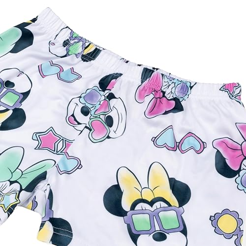 Disney Girls' 2-Piece Loose-fit Button Down Pajama Set, Soft & Cute for Kids3