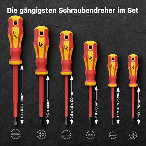 Schraubendreher-Set Afeld Elektro VDE, magnetisch für Elektriker