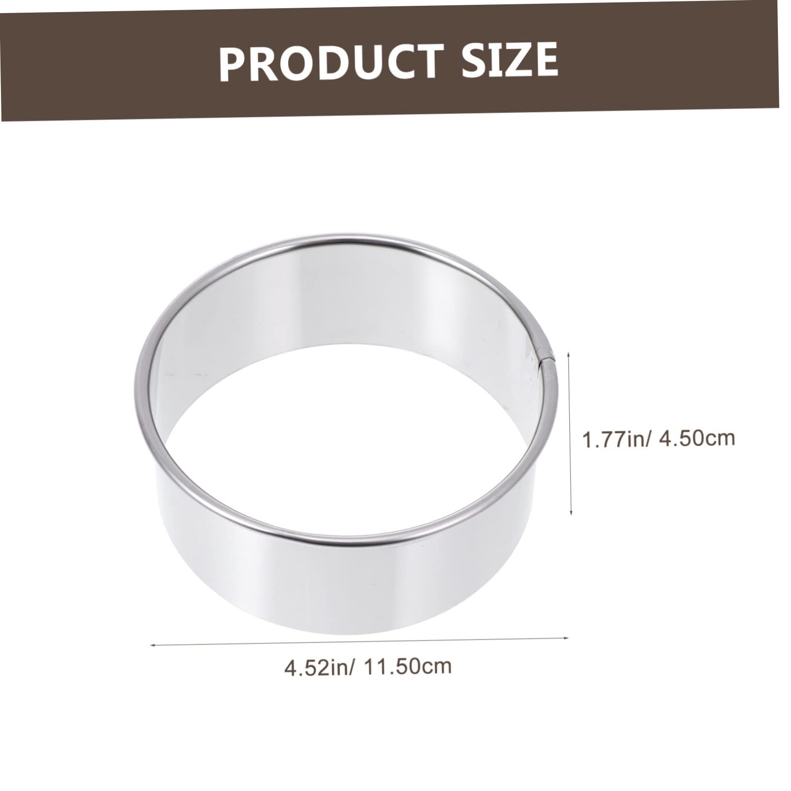 Ciieeo Dumpling Seal Tool Set 5pc Stainless Steel Mold Set Quick Easy Dumpling Making Perfect Present for Bakers