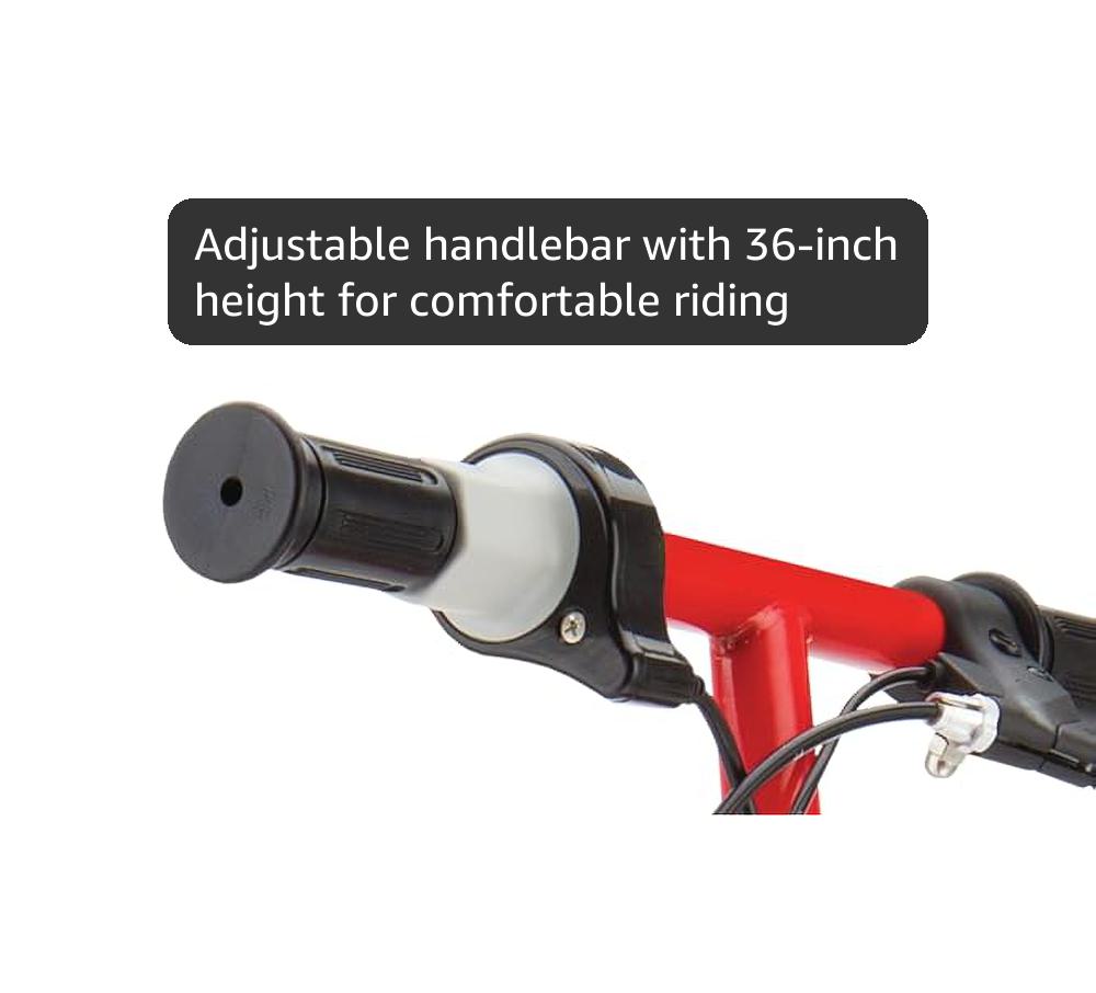 Razor E100 Electric Scooter for Kids Ages 8+ - 8" Pneumatic Front Tire, Hand-Operated Front Brake, Up to 10 Mph and 40 Min of Ride Time, for Riders Up to 120 Lbs