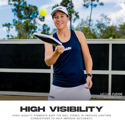 Franklin Sports Compact Training Pickleballs - 69mm 3 Pack - Optic Yellow - image 7