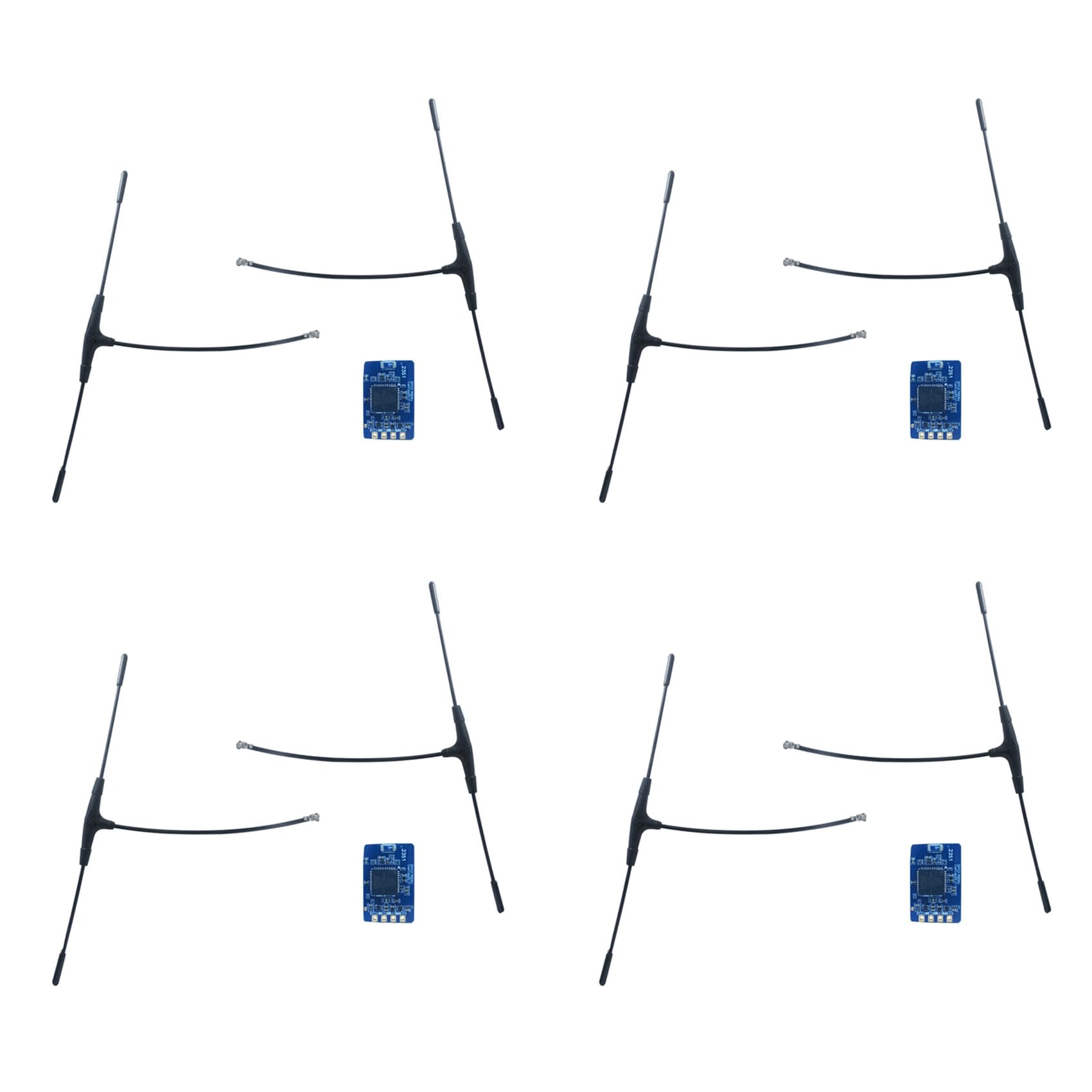 4X Ricevitore Diversity ELRS RX 915Mhz 868MHz Dual Core RX TCXO Doppia Antenna per FPV Drone da A Lungo Raggio C