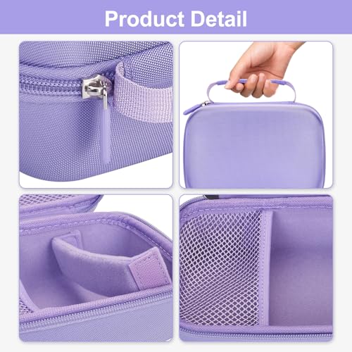 Funda para Cámara Infantil Hikkon EVA Rigida Portátil Morada miniatura 3