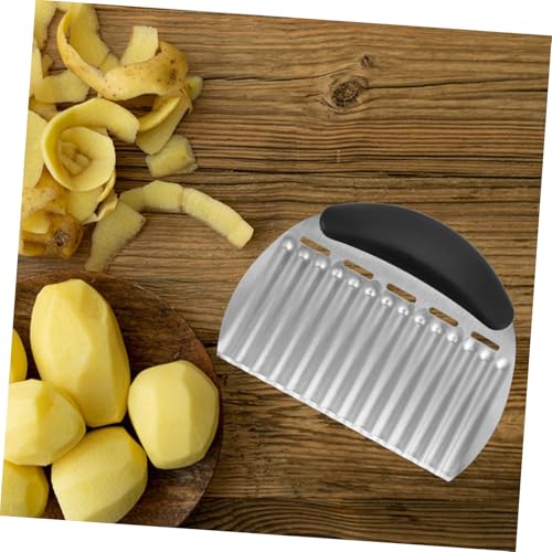 Herramienta cortadora de papas ondulada de acero inoxidable miniatura 5