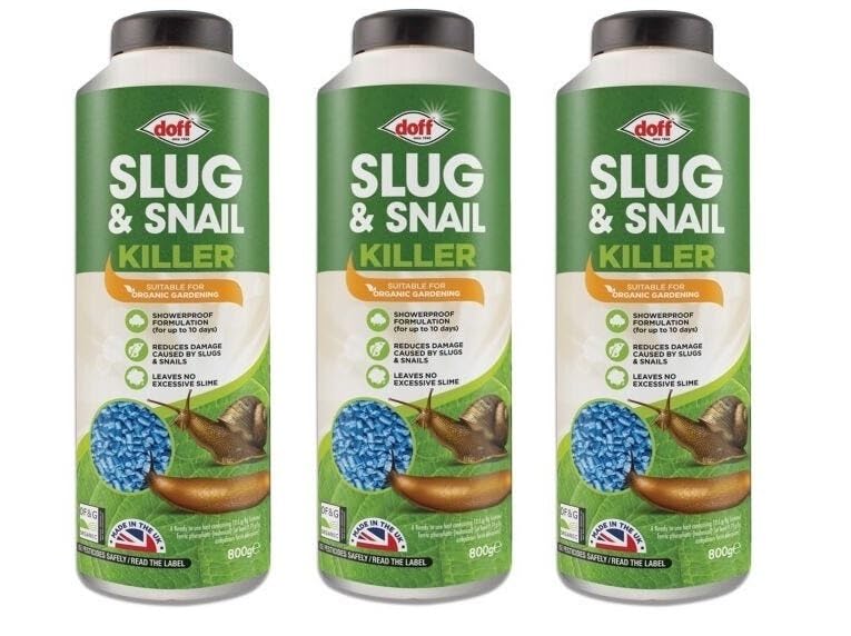 800g Slug and Snail Repellent Killer Pellets for House and Gardens Controls Pests & Improves Plant Growth (3)