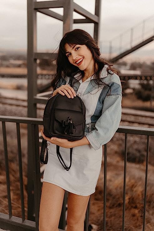 Image of ShopyVid Polka Dots Mini Backpack for Girls /Rakhi Gifts for Sister /Rakhi Gift for Sister Kids