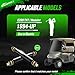 MUMPPRCE EZGO TXT Shocks, Golf Cart Front and Rear Shock Absorbers for EZGO TXT & Medalist 1994-Up Gas & Electric Models, Replaces OEM# 76418-G01, 70248-G01, 70324-G01, 76419-G01, 2 PCS
