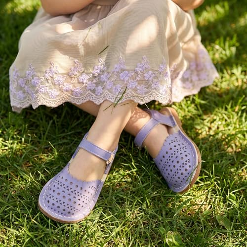 Image of THEE BRON Toddler Girls Espadrilles Sandals Hollow Out Rustic Dress Shoes