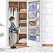ANZORG Weekly Kids Clothes Organizer Day of Week School Clothing Storage Monday to Friday Hanging Closet Organizer (Grey)