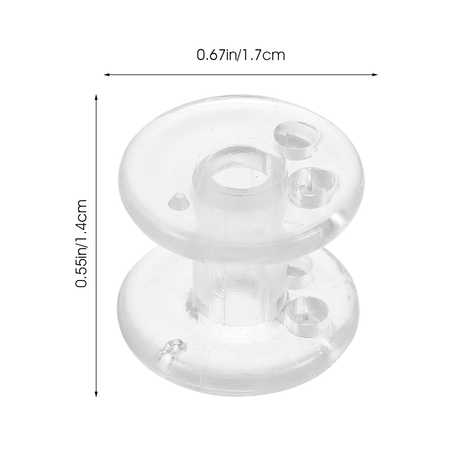 20pcs Transparent Pleated Shade Blind Tensioner Spool Curtain Accessories for Home Window Covering Hardware