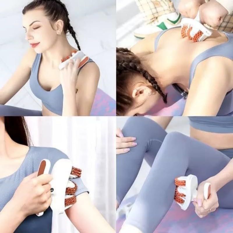 Ortorex Anti-Cellulite Roller Handmuskel-Massager(Rot)