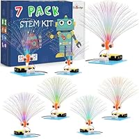 7 Set Bulk STEM Science Experiments for Kids - Fiber Optic, Science Kit STEM Toys Age 6 8 10, Craft Kits for Kids Activities, Building Toys Gift for 6 7 8 9 10 Year Old Boys Girls