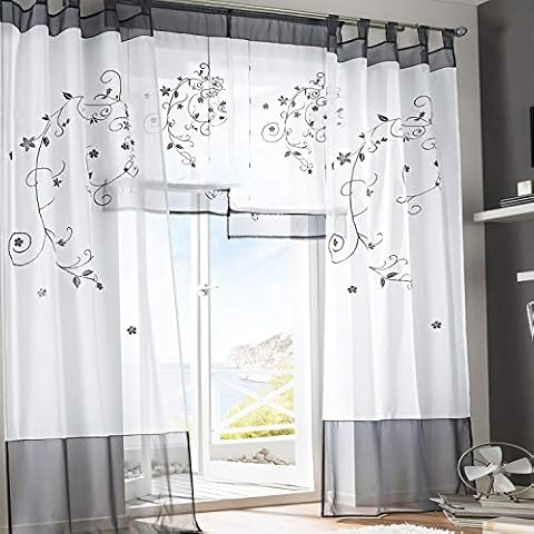 Rideaux Voilages Floral SIMPVALE Cover