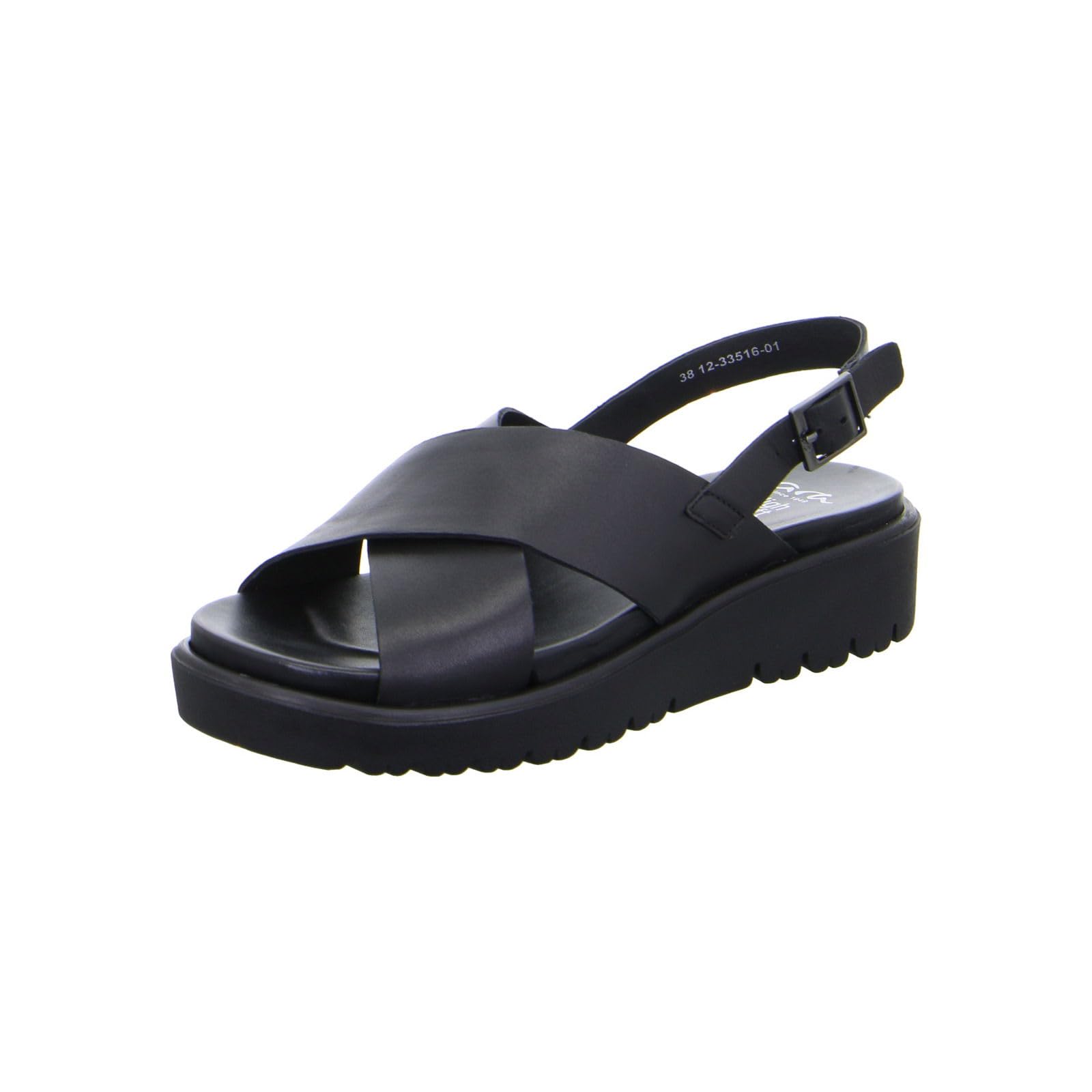 ARA Women's Bilbao Sandal, black, 6.5 UK