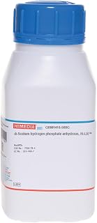 HiMedia GRM1416-500G Di-Sodium Hydrogen Phosphate Anhydrous, Extra Pure, 500 g