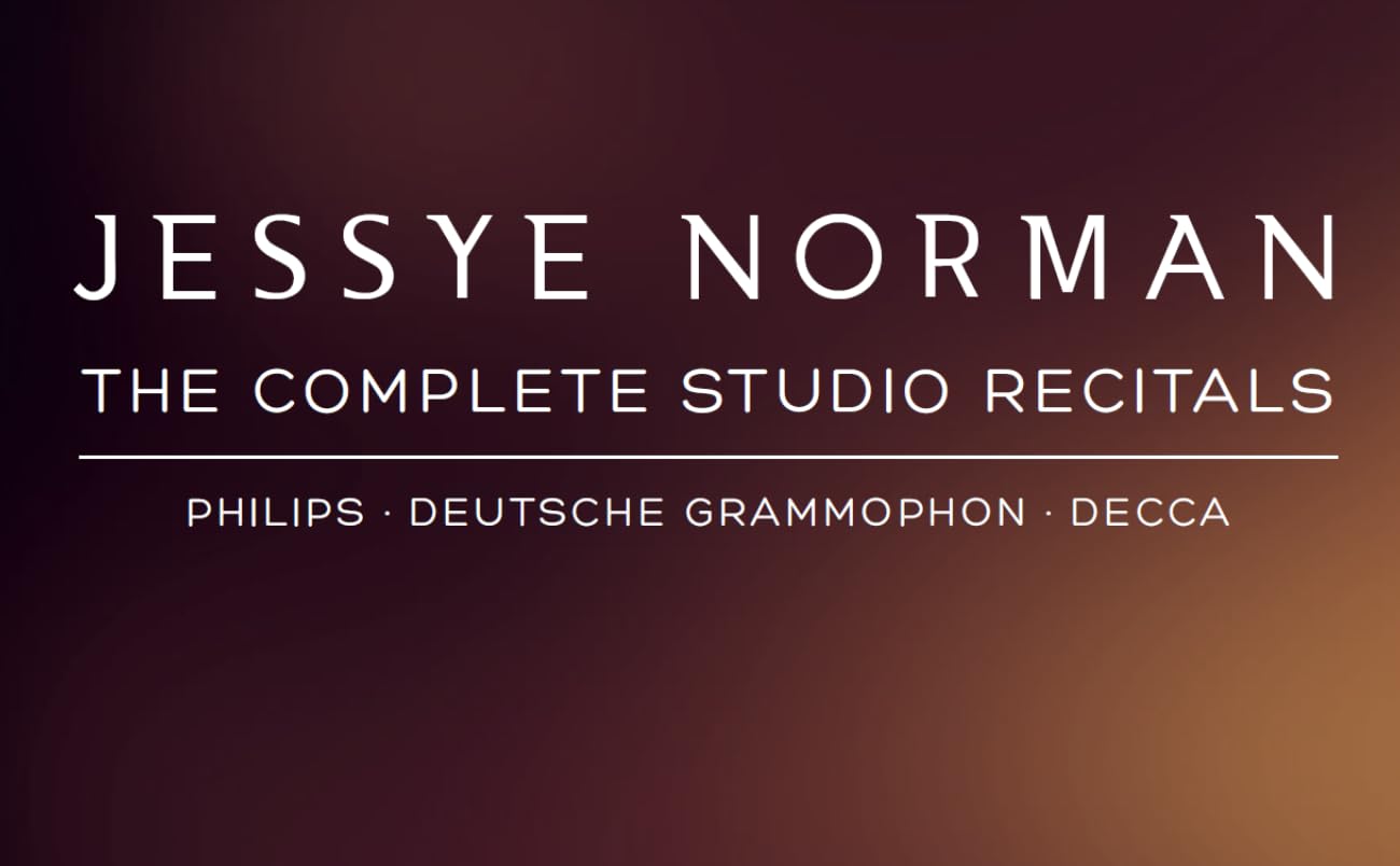 Jessye Norman: The Complete Studio Recitals on Philips, Deutsche Grammophon and Decca [Coffret 42CD + 3DVD - Tirage Limité]