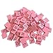 Produktbild Wenlai 200 Stück Holz-Alphabet, Scrabble Buchstaben aus Holz, Holz Buchstaben Für Kunsthandwerk DIY, Holzalphabet Scrabble Fliesen Schwarze Buchstaben, für Handwerk Dekoration,Kunsthandwerk DIY(Pink)