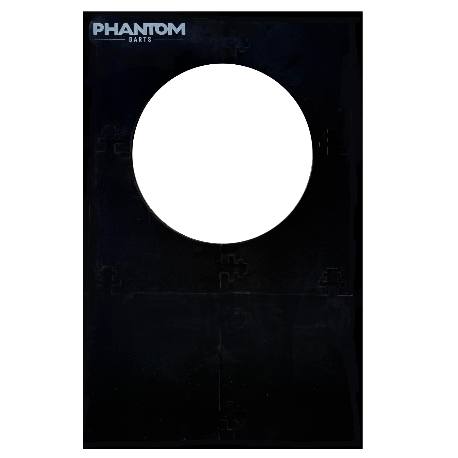 Dartboard Surround XL – 6-Piece EVA Foam Dart Board Surround (105x70cm) – Felt-Covered Dart Board Wall Protector for 17.75" & 18" Dartboards – Full Length Darts Backboard Protector
