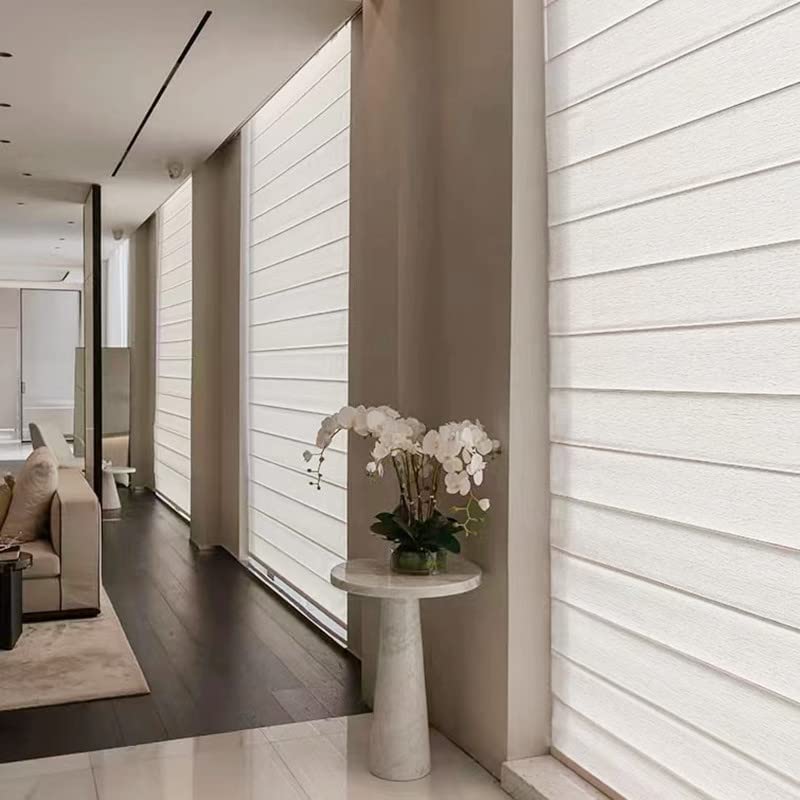 KARLLEO Cordless Roman Shades Cordless Roman Blinds Cordless Shades for Windows (RM-250108-YH-M/E)