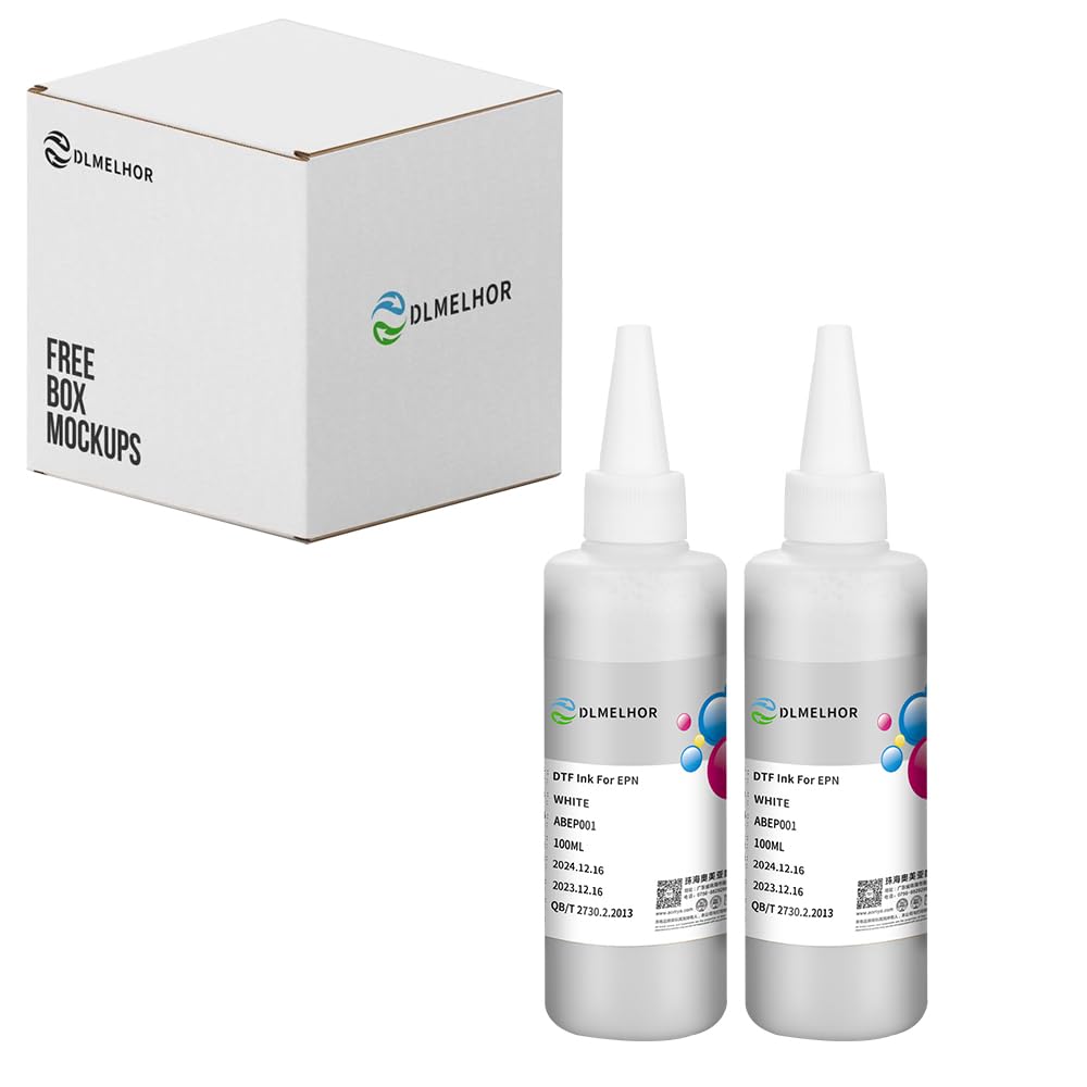 Inchiostro DTF 200 ml bianco DTF inchiostro di trasferimento per PET Film Refill DTF inchiostro per EPN ET-8550, XP15000, L1800, L805, R1390, R2400 DTF Stampanti a trasferimento termico