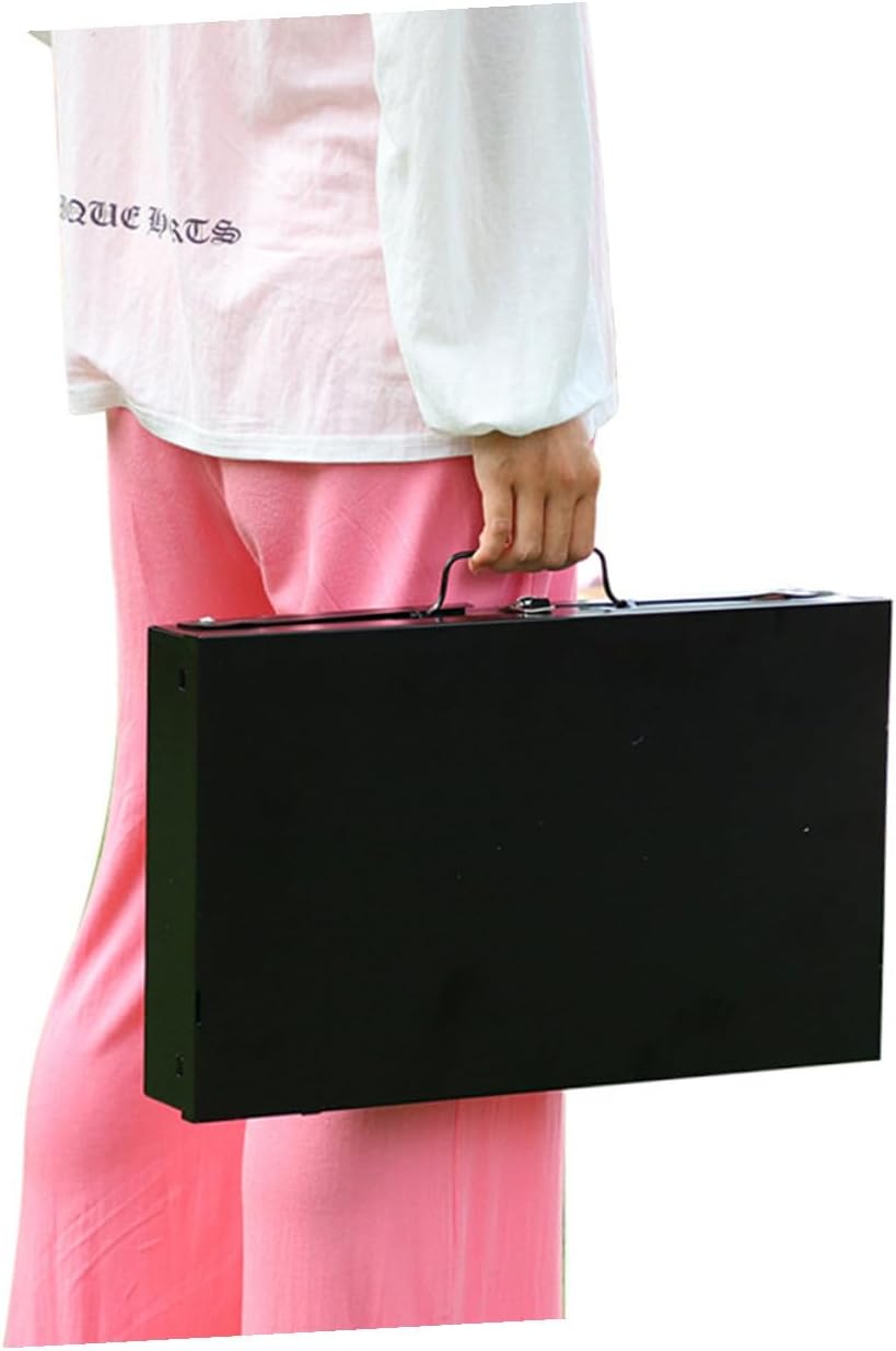 Portable Outdoor Bbq Grill Folding Stove with Accessories, 44x27x47cm Compact Camp Kitchen Grill for Picnic and Camping