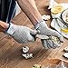 Stark Safe Cut Resistant Gloves, Level 5 Protection, Kitchen Cut Gloves for Meat, Shucking, Fillet, Mandolin Slicing, Carving, 1 Pair, Small