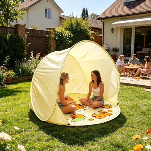 Refugio solar de playa para disfrutar tardes de camping con niños en lagos 8