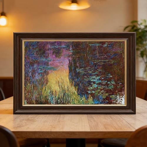 Impression sur toile Nénuphars de Claude Monet 20,3x30,5 cm - 6