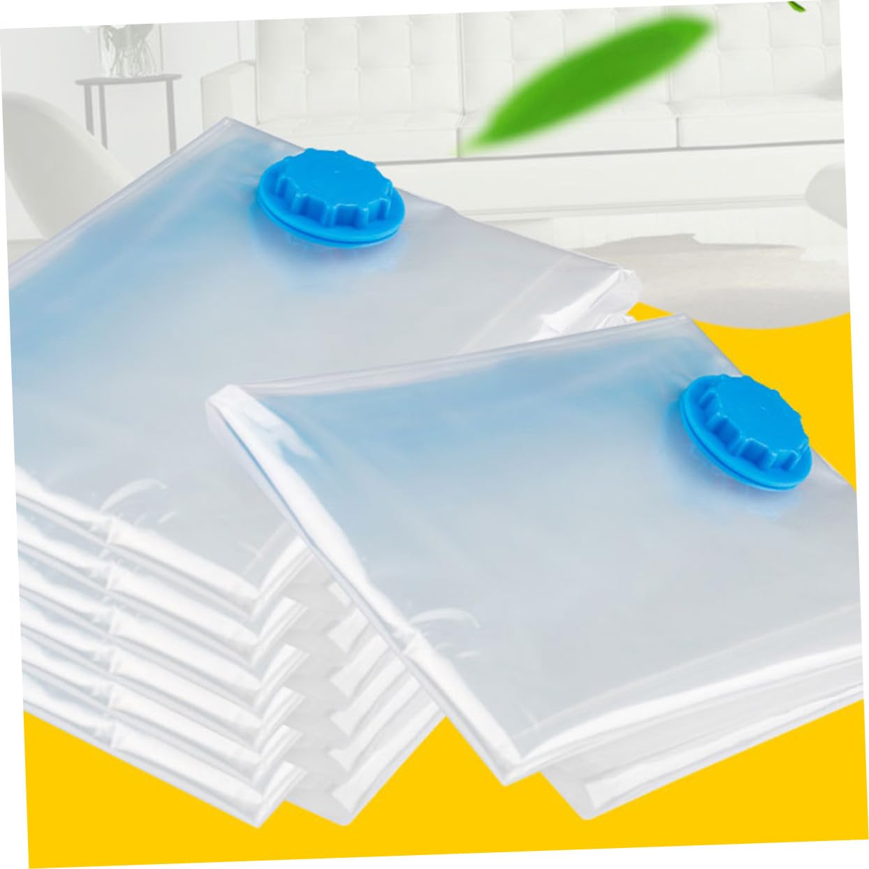 MAGICLULU 10stücke Vakuumkompressionsbeutel Luftdicht für Kleidung Platzsparender Organizer Faltbar Wiederverwendbar Aufbewahrungsbeutel