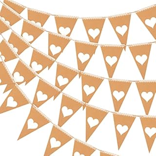 GCQQ 12M Double Sided Glitter Paper Bunting Banner, 60Pcs Gold Silver and Black Bunting Triangle Flags, Glitter Bunting Party Decorations for Birthday, Anniversary, Valentines, Wedding