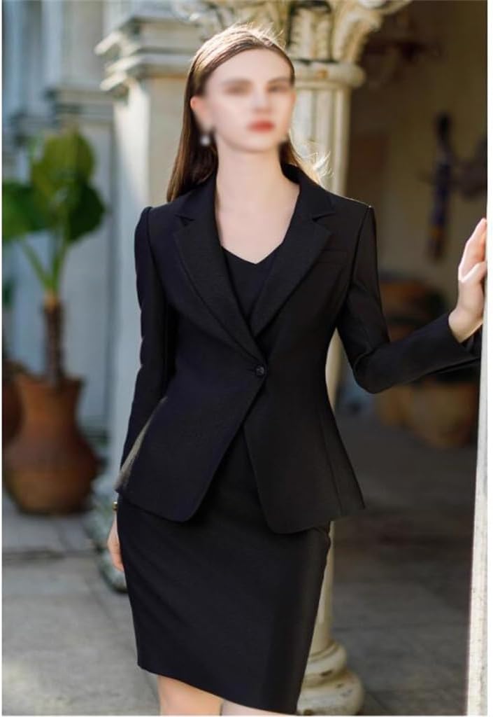 Dress Professional Suit Female Suit Two Sets of Temperament Professional Dress Age Reduction Work Clothes