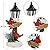 Glintoper 2 Pack Christmas Lighted Table Decorations, Tabletop Figurine, Battery Operated (Red Cardinal)