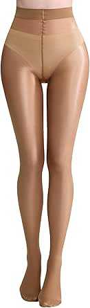 MANZI Shimmer Dance Tights Adults Shimmery Footed Womens Tights at