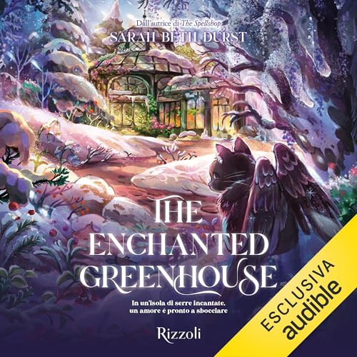 Diseño de la portada del título The Enchanted Greenhouse