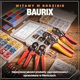 BAURIX® Złącza lutownicze termokurczliwe 200 szt. – IP67, wodoodporne