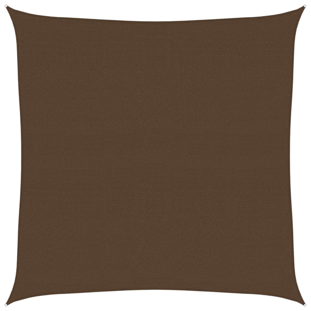 vidaXL Sunshade Sail 160 g/m² Brown 5x5 m HDPE — image 1