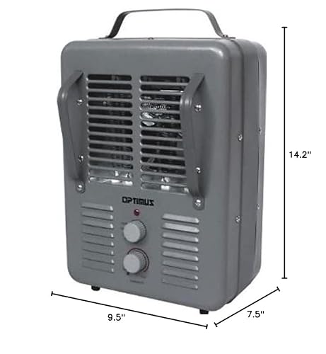 Portable Utility Heater with Thermostat (Full Size)