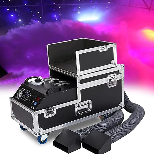 Máquina de niebla con control remoto, nebulizador bajo para efectos escénicos, ideal para bodas, fiestas y conciertos