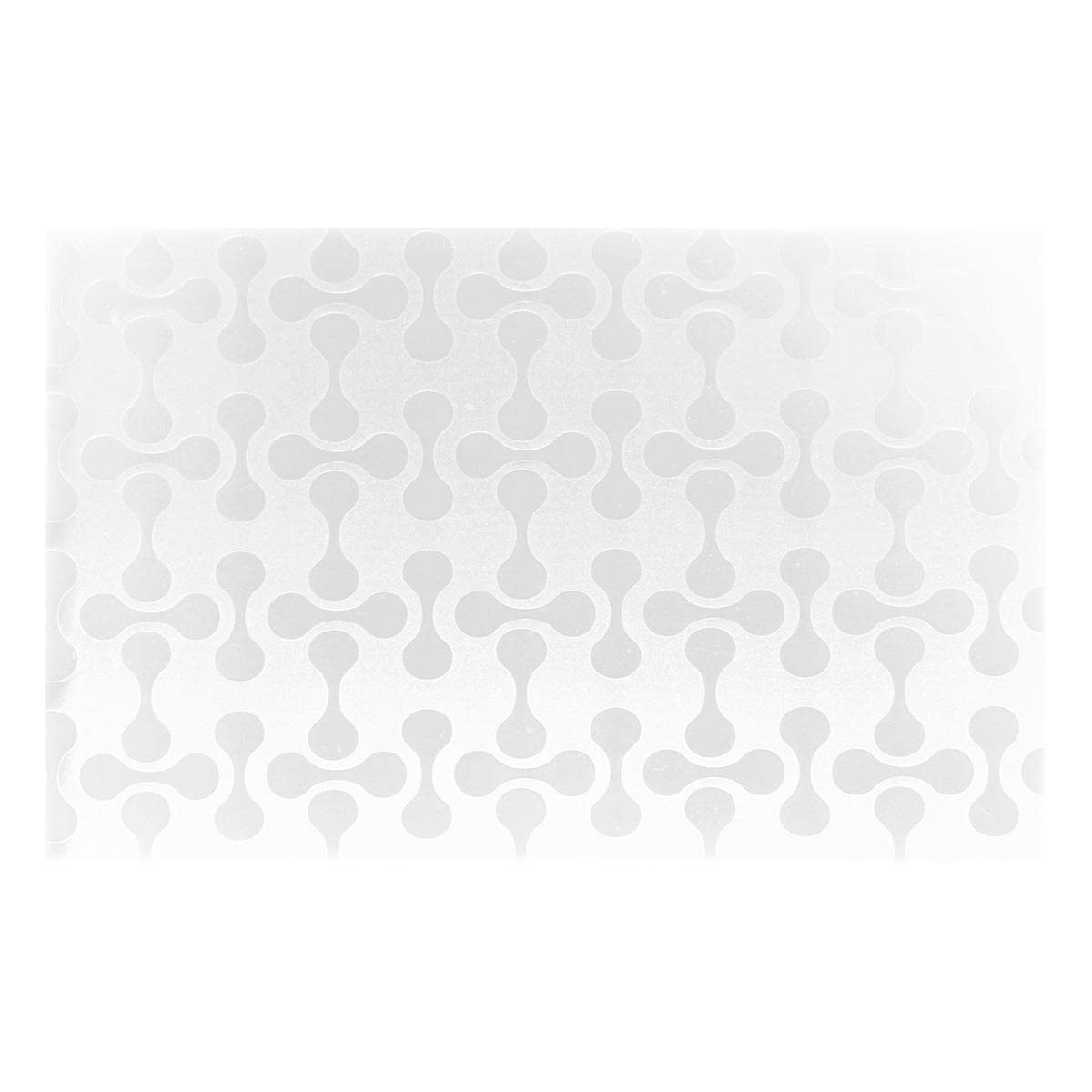 Polyvinyl Chloride PVC Refrigerator/Fridge Multipurpose Mat Set (13/19 Inch, White) 6 Pieces