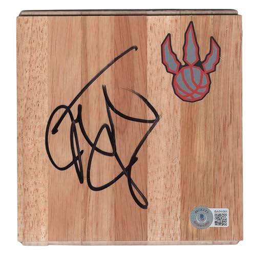 Jarrett Jack Signed 6x6 Inch Parquet Basketball Floor Board Beckett BAS Authentic COA Played For Toronto Raptors Autographed Memorabilia