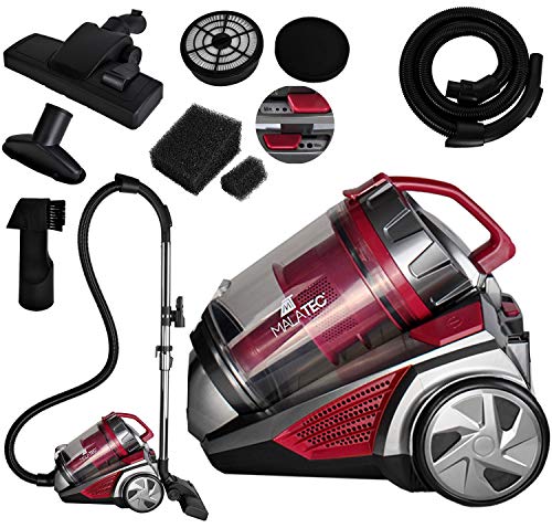 Zyklon-Staubsauger, beutellos, 800 W, leise