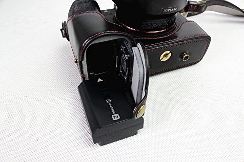 Volle Schutz Bottom Öffnung Version Schutz PU Leder Kamera Tasche für Sony ILCE-7RM3 Alpha 7R III mit 24-70mm Objektiv… – Bild 5