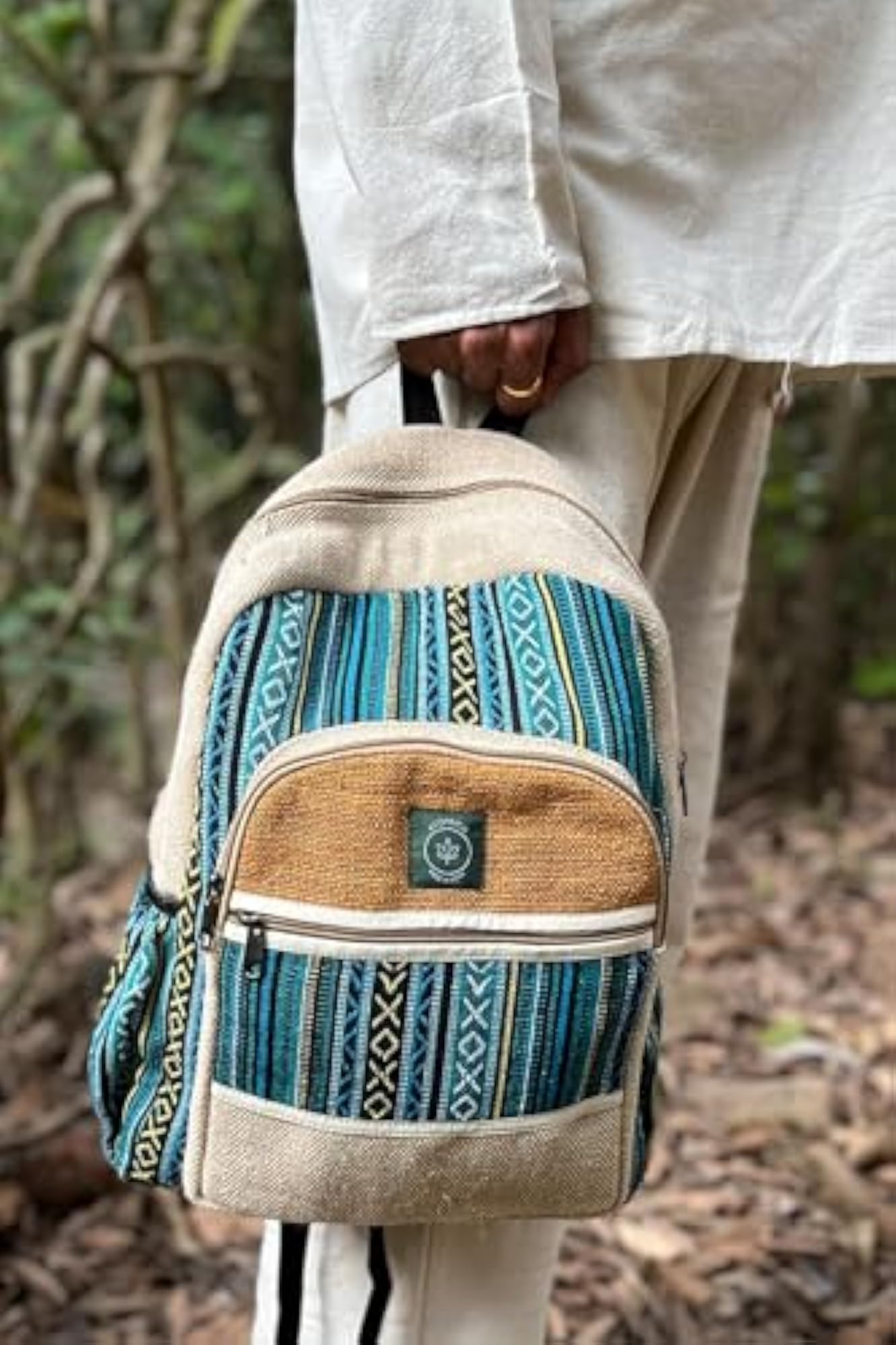 Unisex Hemp Backpack, Eco-Friendly & Durable