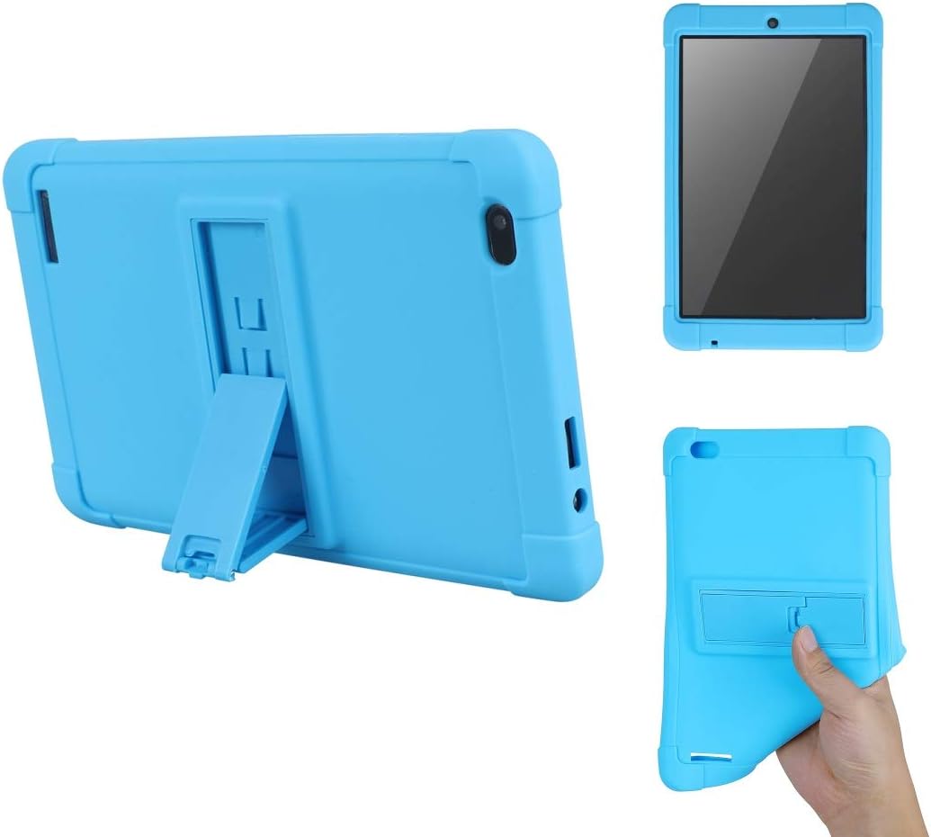 Onn 7 inch Tablet Case, [Kickstand] Shockproof Silicone Case Cover + PC Tablet Bracket Stand Case for Onn 7" Tablet