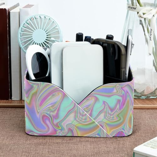 Porte-stylos rectangulaire laser : double compartiment de rangement - 7