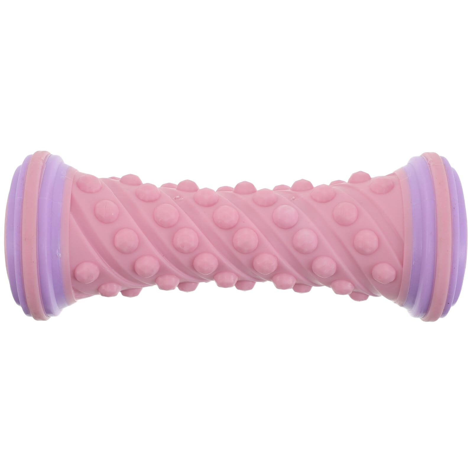 Rodillo Masajeador de Yoga para Fascia Plantar y Músculos Piernas, 17 Cm, Color Rosa Púrpura, Herramienta Portátil para Masaje y Relajación Muscular en Pies y Pantorrillas, Uso