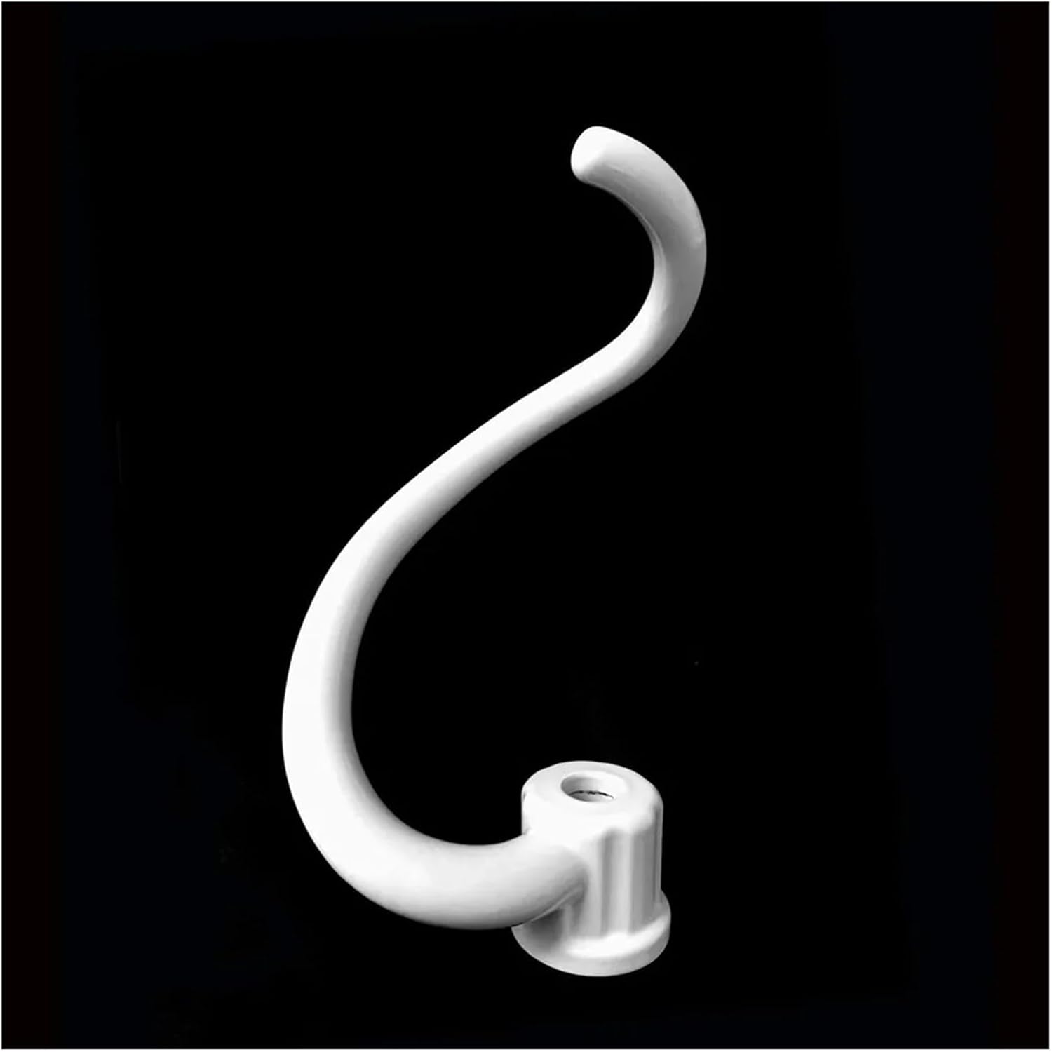 Compatible for Stand Mixers, Spiral-Coated Aluminum Dough Hook Non-Stick Kneading Attachment