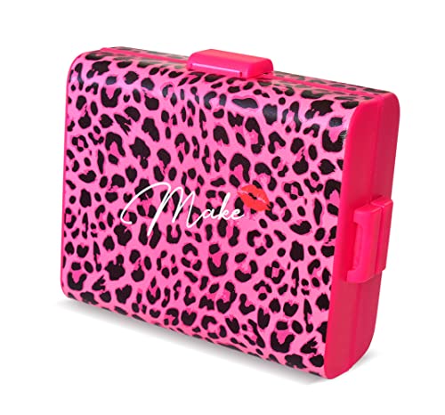 Maleta Estojo de Maquiagem Rosa C/Travas 19x17x66cm 25741 Arqplast