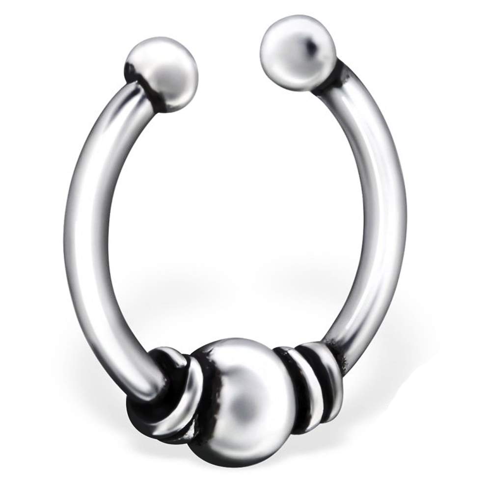 Via Mazzini 925-92.5 Sterling Silver Chandi Clip-On No-Pierced Nose Ring For Women and Girls (NR04980) 1 Pc (B07KN6SFXD) Amazon Price History, Amazon Price Tracker