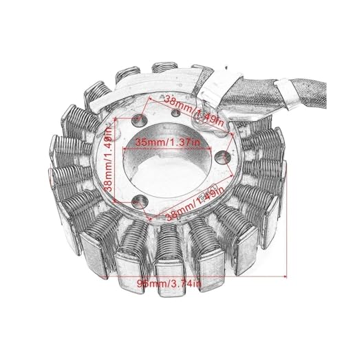 Stator de moto NSS250 solution panne allumage 2004-2007